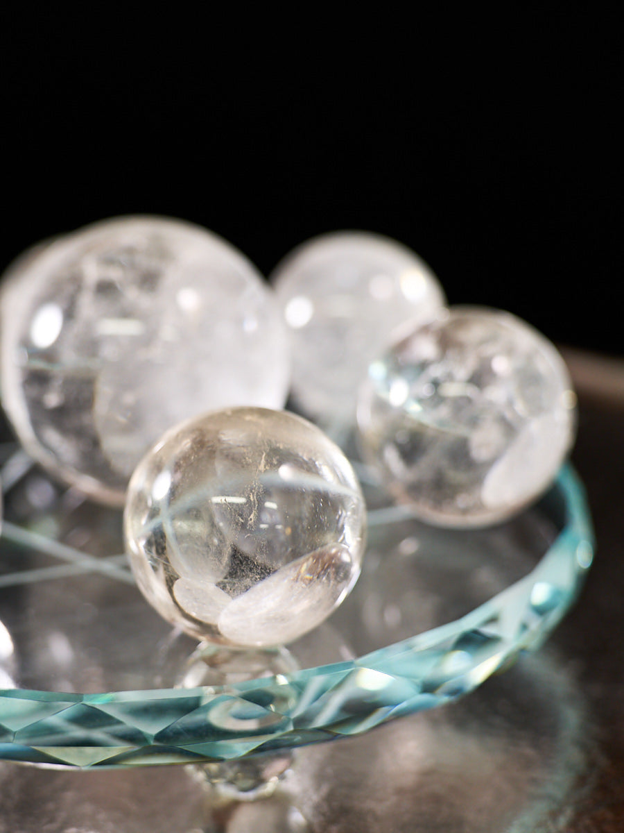 Purifying Energy Clear Quartz Crystal Grid Set
