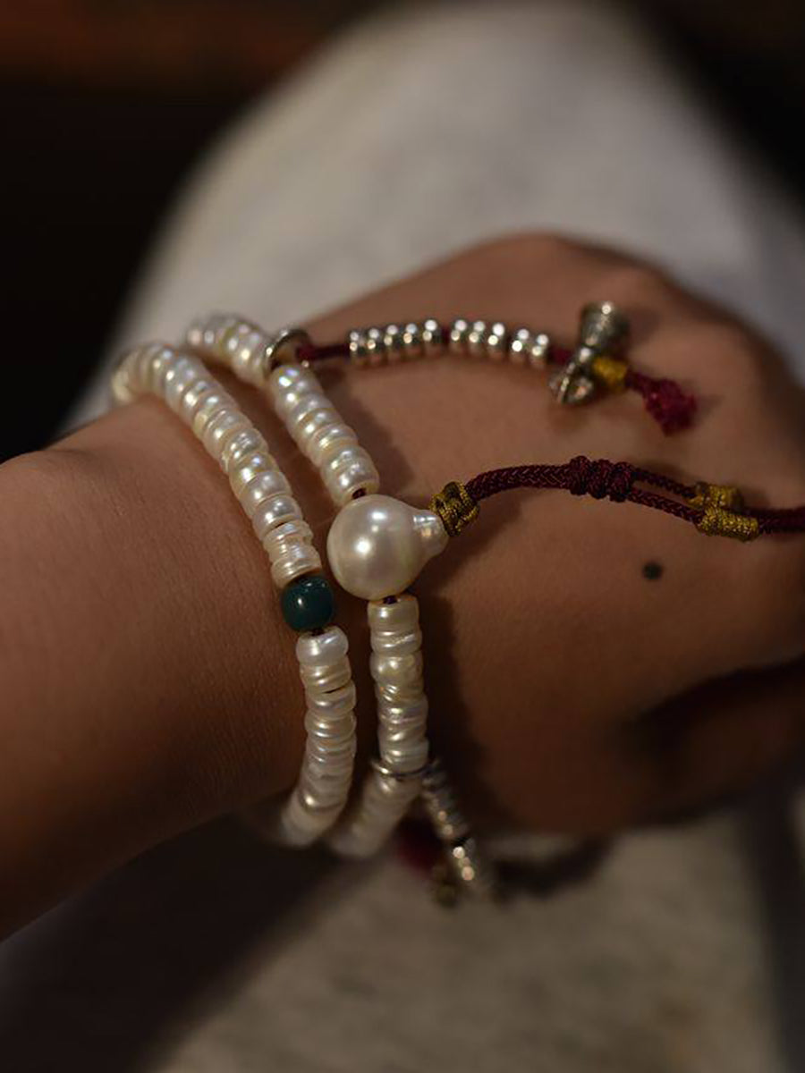 Sacred Bond Freshwater Pearl Mala 108 Beads