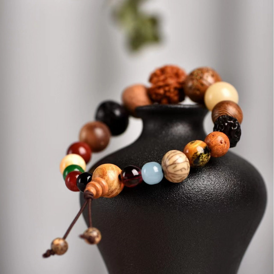 Hot selling 18 seed bodhi bead bracelet 18 root beads rosary chain temple affinity scenic spot commemorative male and female couples