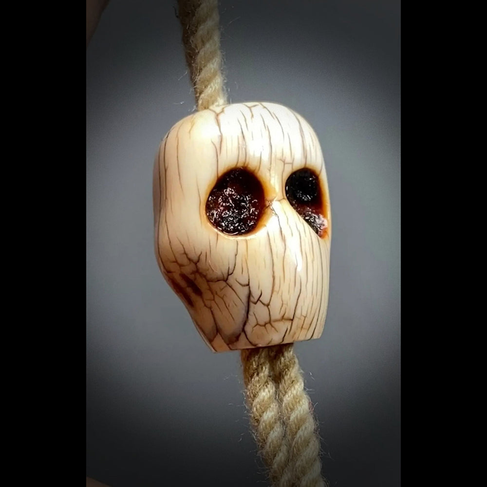 Tibetan Consume Cow Bones Protection Necklace – Handcrafted Spiritual Energy Beads