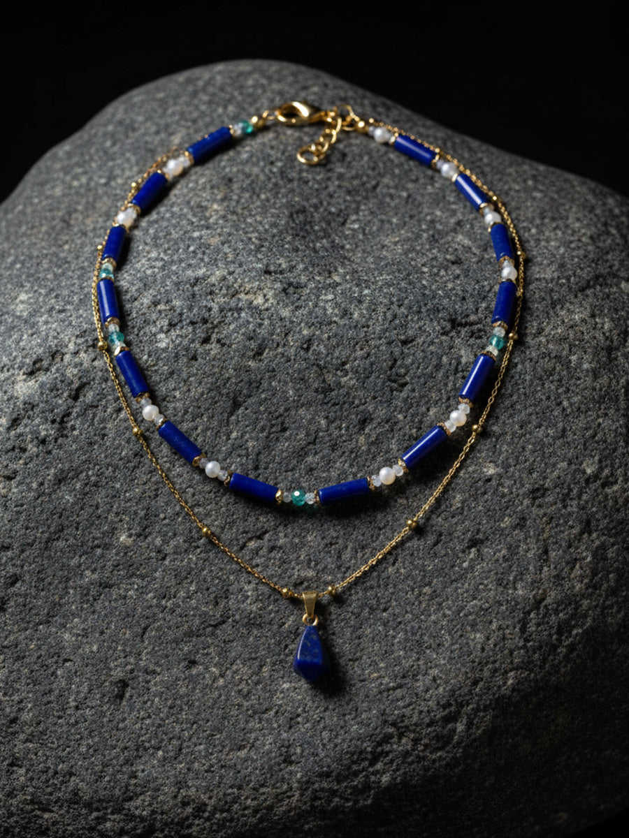 Wisdom Lapis Lazuli Necklace Luminous Grace