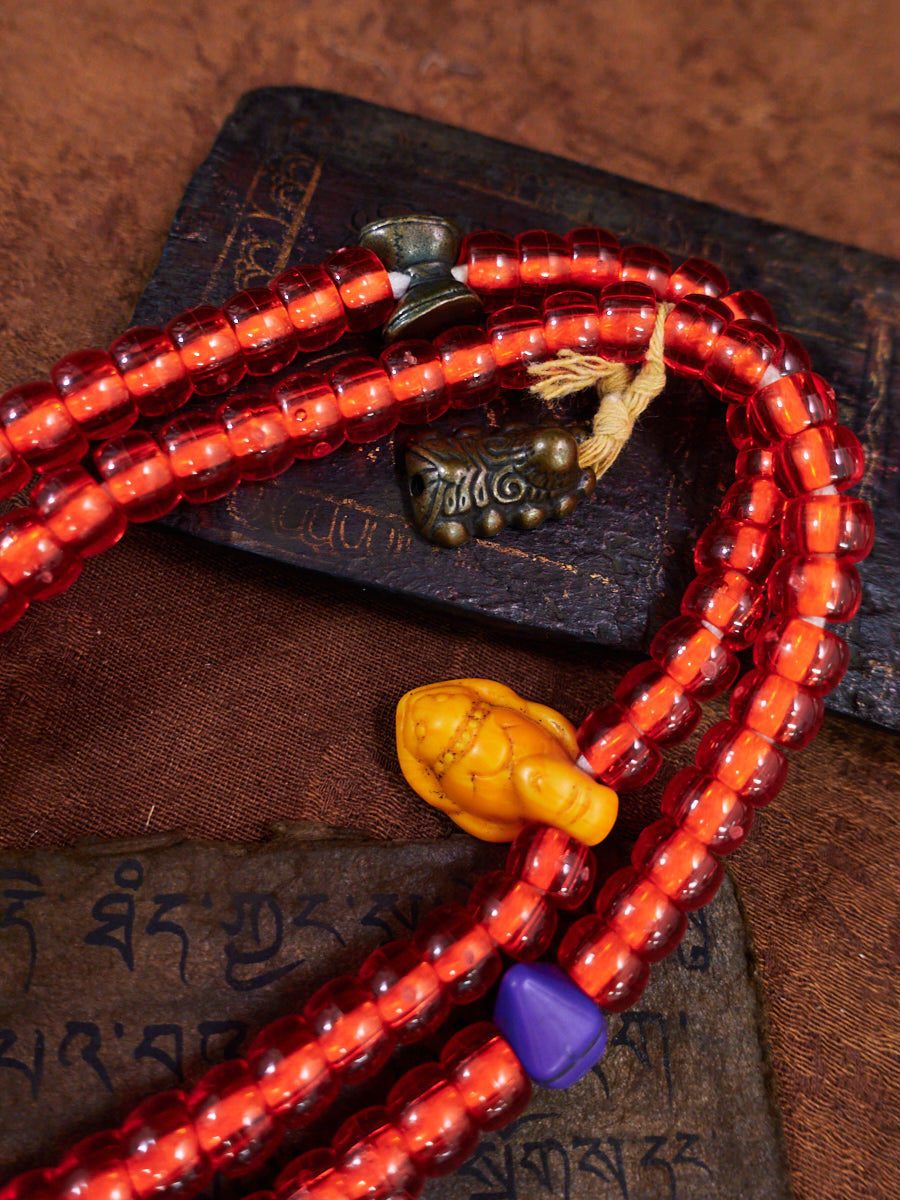 Vital Fire Tibetan Celluloid Nitrate Thokcha Necklace