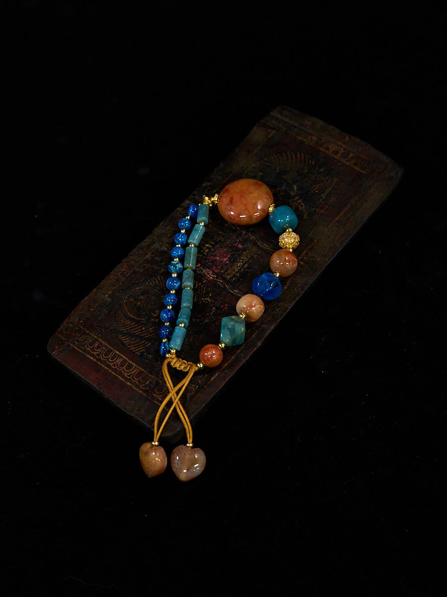 Agatized Coral Serenity Balance Bracelet