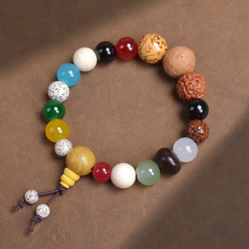 Hot selling 18 seed bodhi bead bracelet 18 root beads rosary chain temple affinity scenic spot commemorative male and female couples