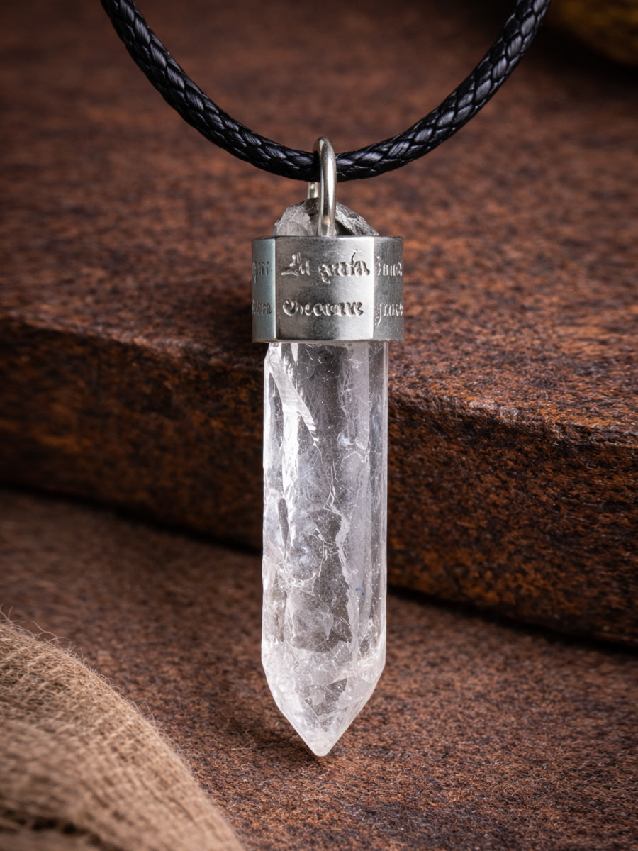 Your Words in Stone · Clarity Quartz Talisman