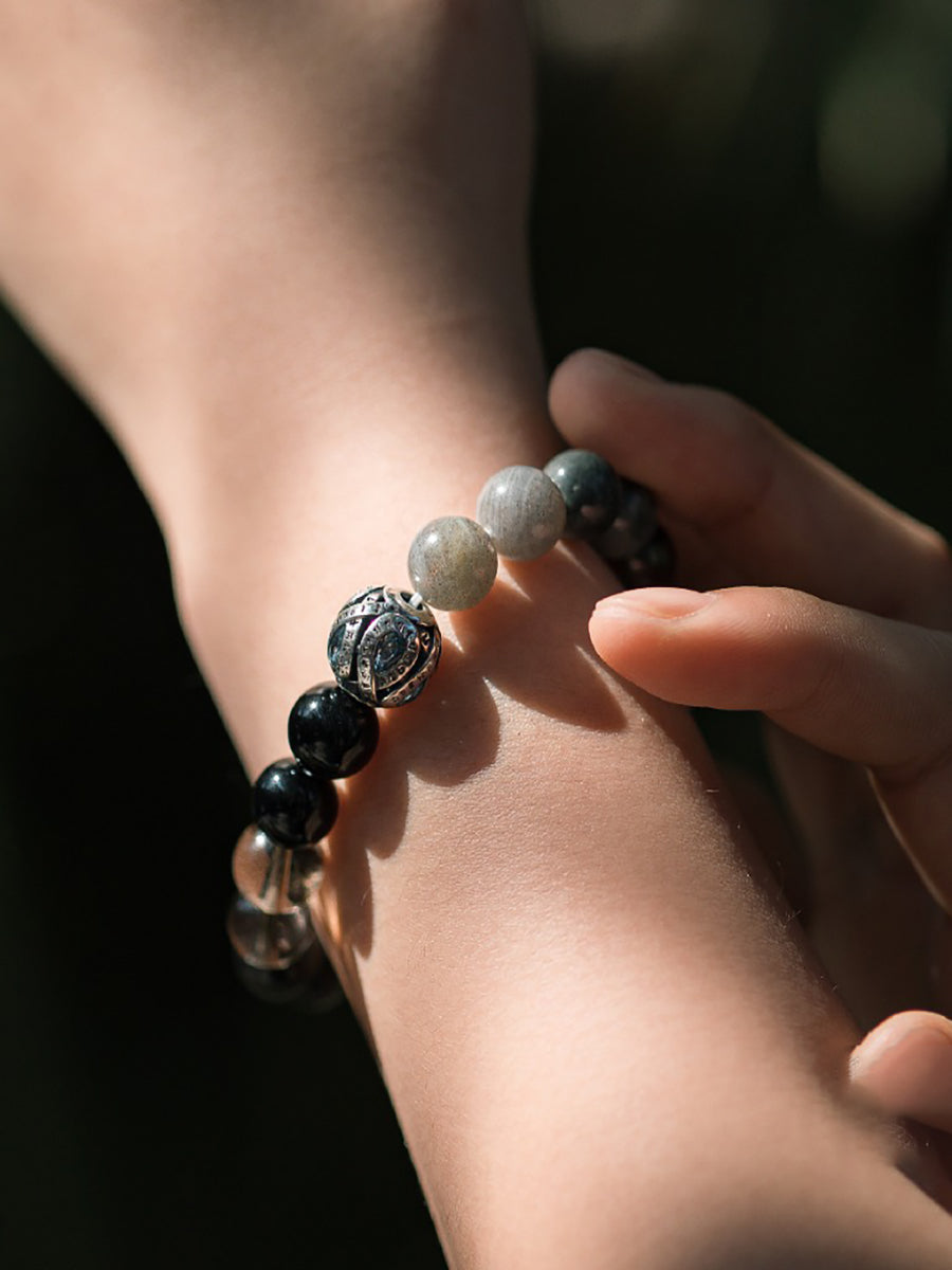 Hundred-Syllable Mantra Many Treasures Protection Bracelet