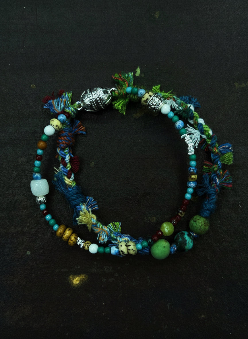 Courage Flame Woven Bracelet