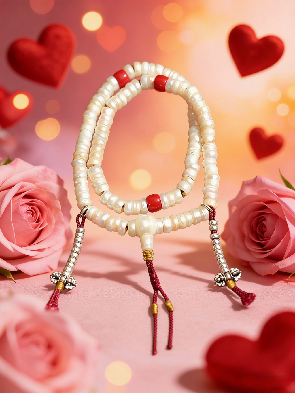 Sacred Bond Freshwater Pearl Mala 108 Beads