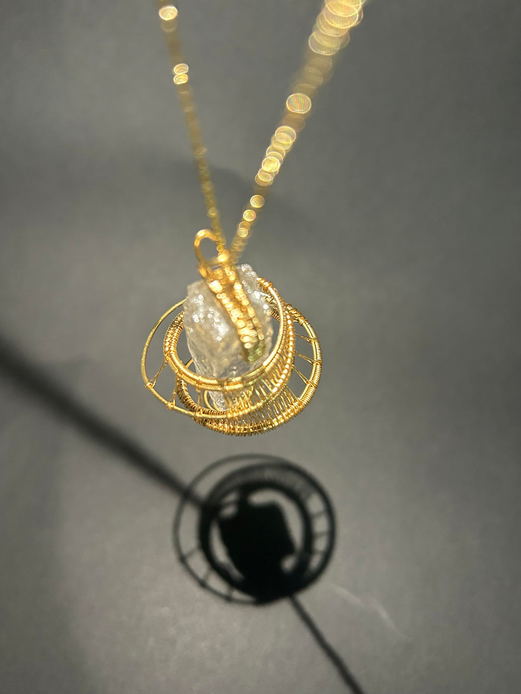 Crown of Stillness Clear Quartz Necklace