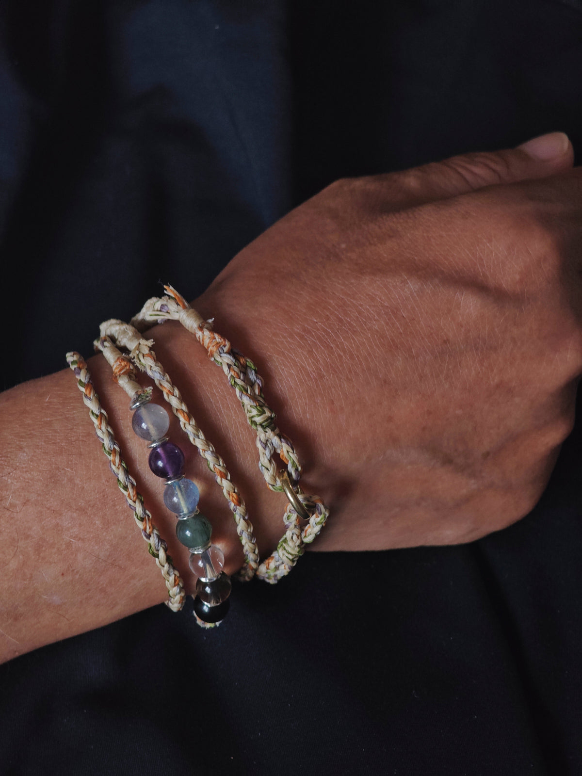Seven Chakra Divine Clarity Necklace & Bracelet Clear Crystal