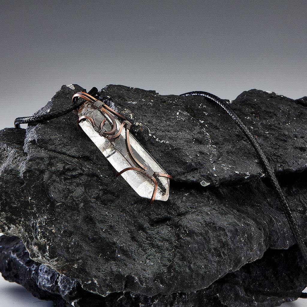 Purity Energy Clear Quartz Silver Necklace