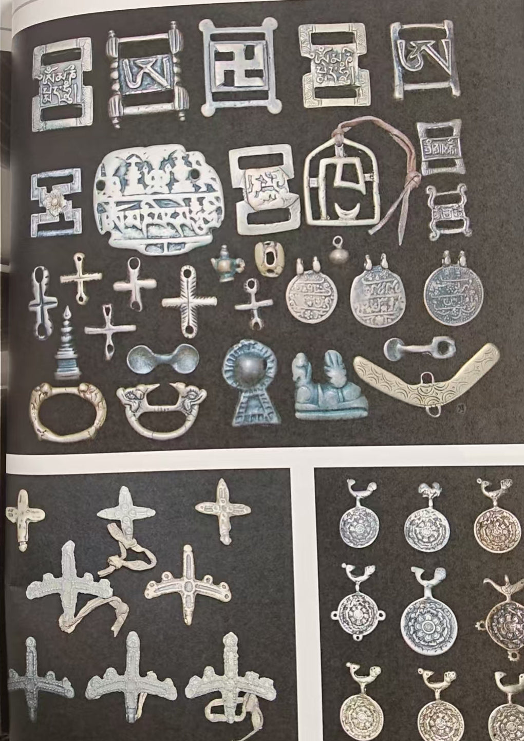 Sky-Iron Cross Vajra Guardian Thokcha Necklace