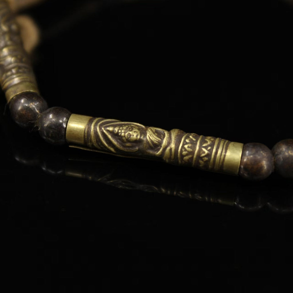 Celestial Iron Wisdom Bracelet | Spiritual Protection, Good Fortune & Inner Strength