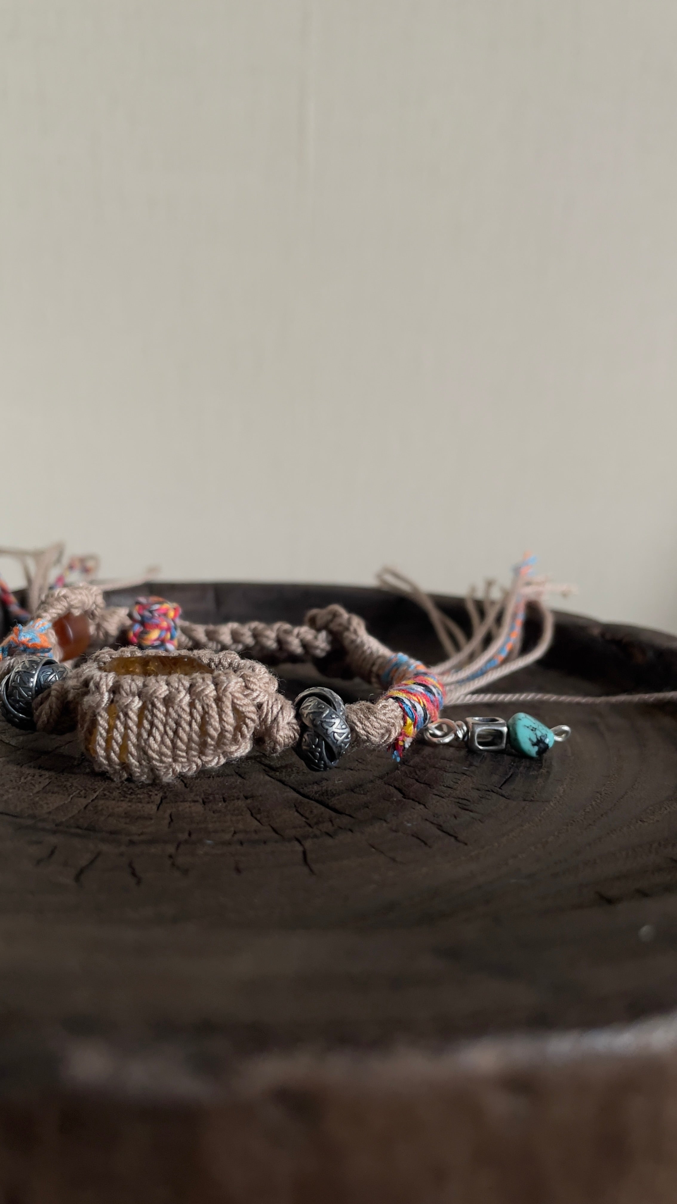 Citrine Prosperity Handwoven Bracelet