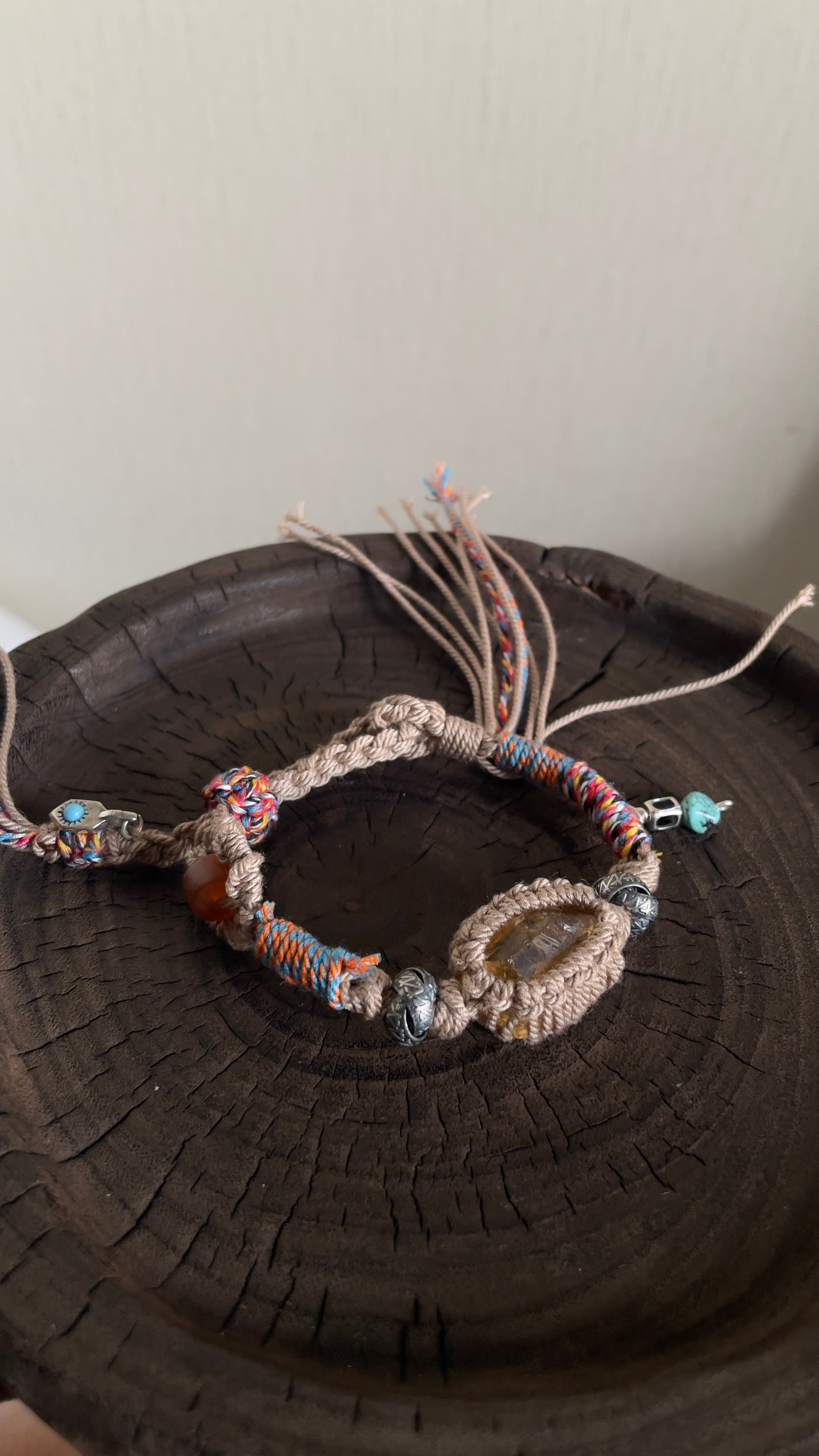 Citrine Prosperity Handwoven Bracelet
