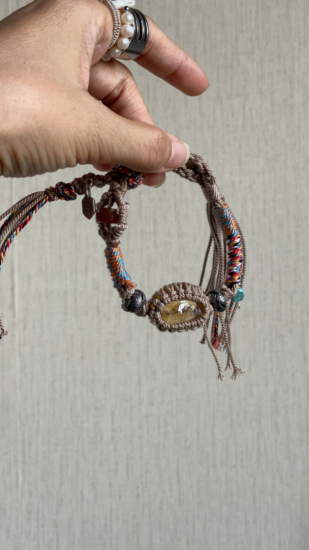 Citrine Prosperity Handwoven Bracelet