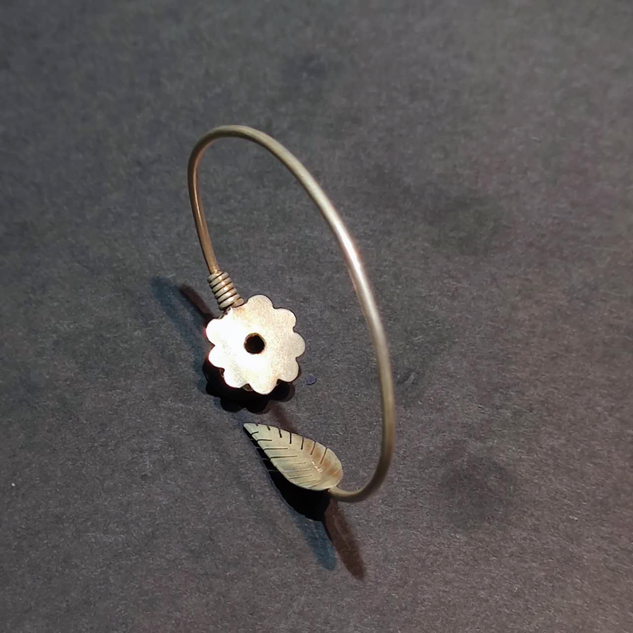 Radiant Clarity Bracelet | Pure Silver Citrine Bangle for Abundance and Spiritual Energy