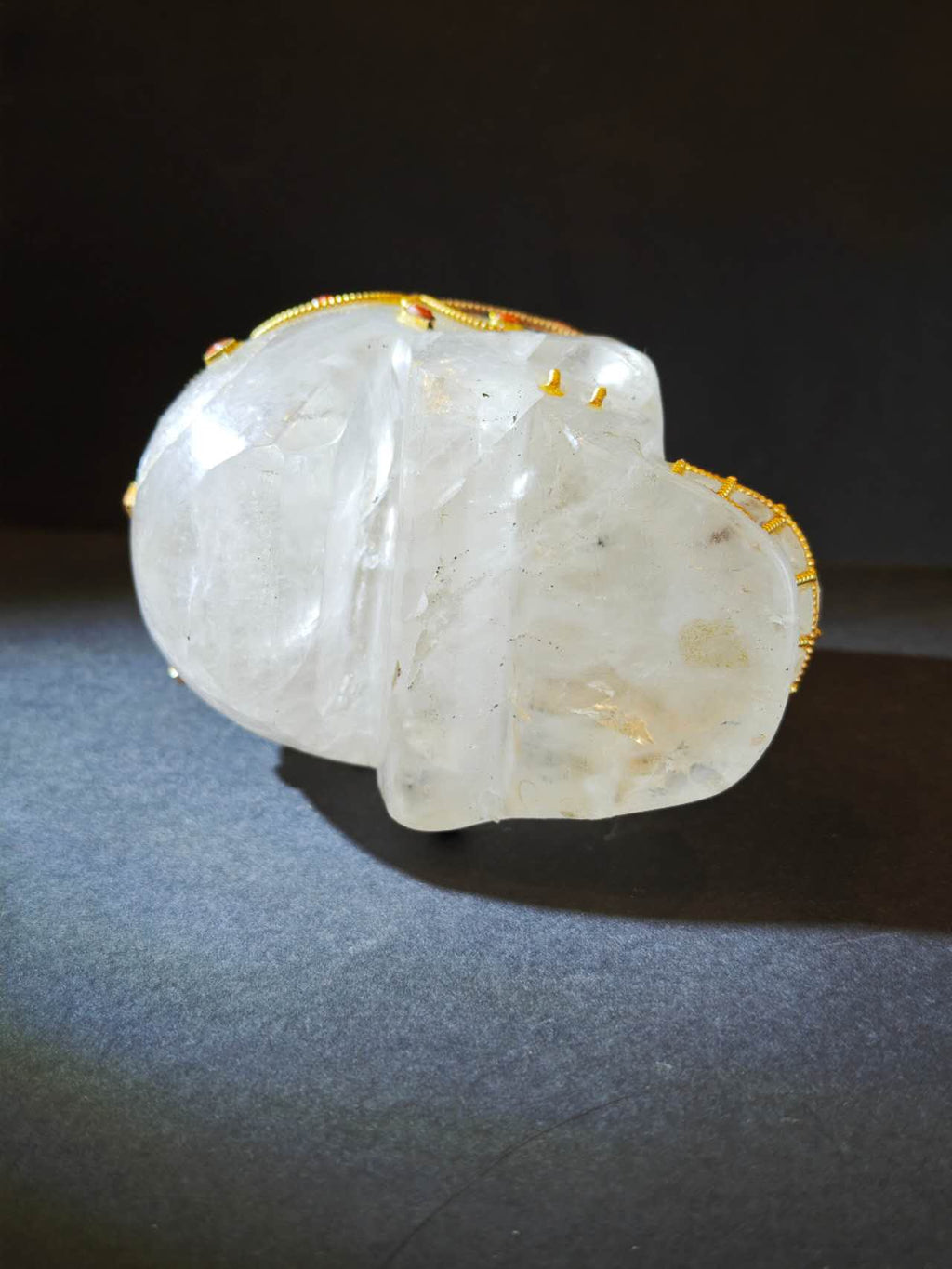 Himalayan Clear Quartz Skull of Impermanence