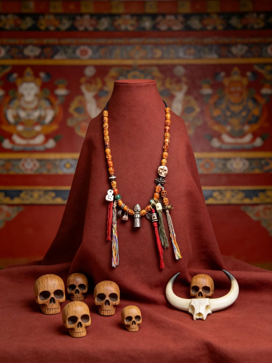 Sacred Talisman Tibetan Agate Necklace