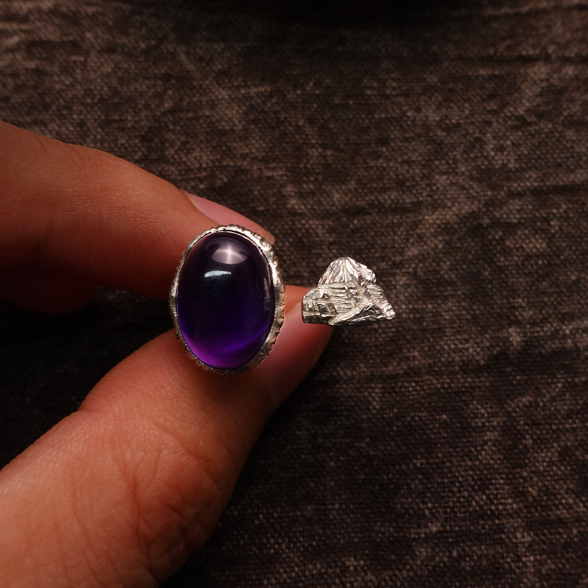 KAILASH ENERGY Chakra Awakening Ring Seven Chakra Gemstone Sterling Silver Adjustable