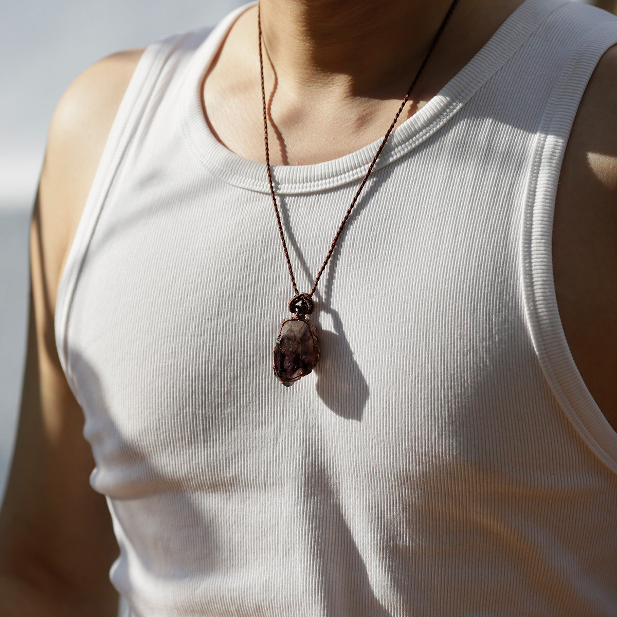 Spiritual Energy Super 7 Amethyst Necklace