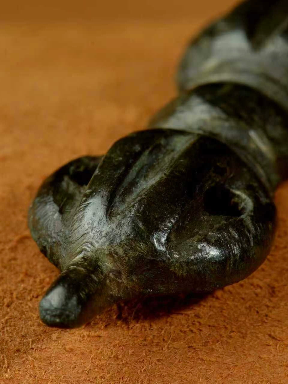 Ancient Song–Yuan Thokcha Dorje Vajra with Black Lacquer Patina
