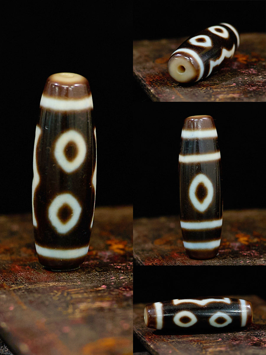 Eternal Sovereign Nine-Eyed Dzi Necklace