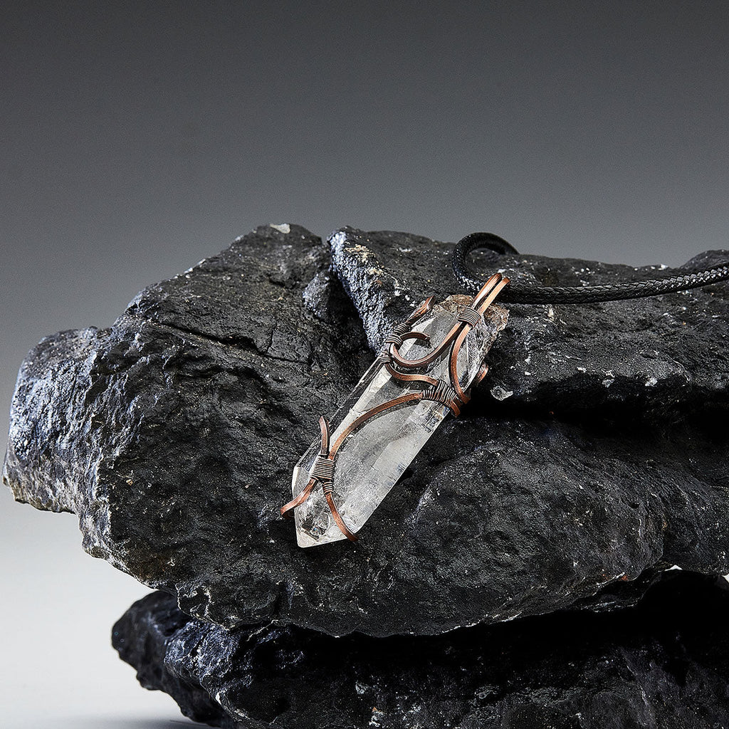 Purity Energy Clear Quartz Silver Necklace
