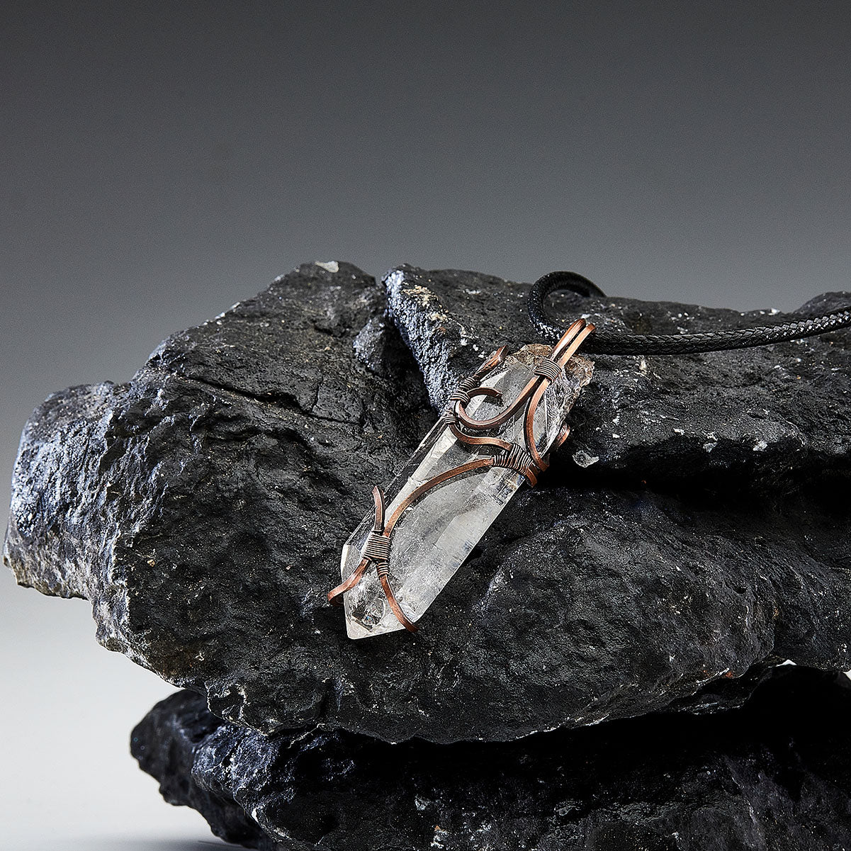 Purity Energy Clear Quartz Silver Necklace