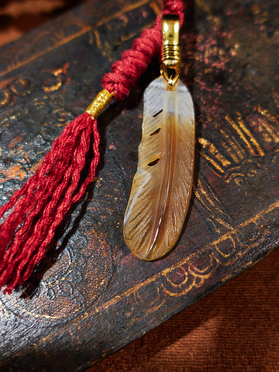 Majestic Vision Tiger’s Eye & Bodhi Seeds 18K Gold Necklace