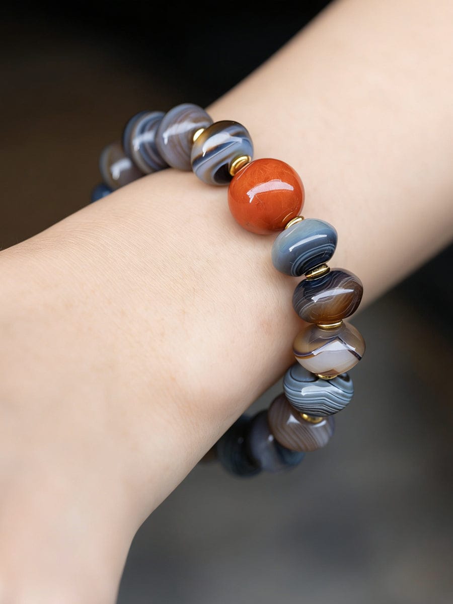Mystic Harmony Agate Bracelet