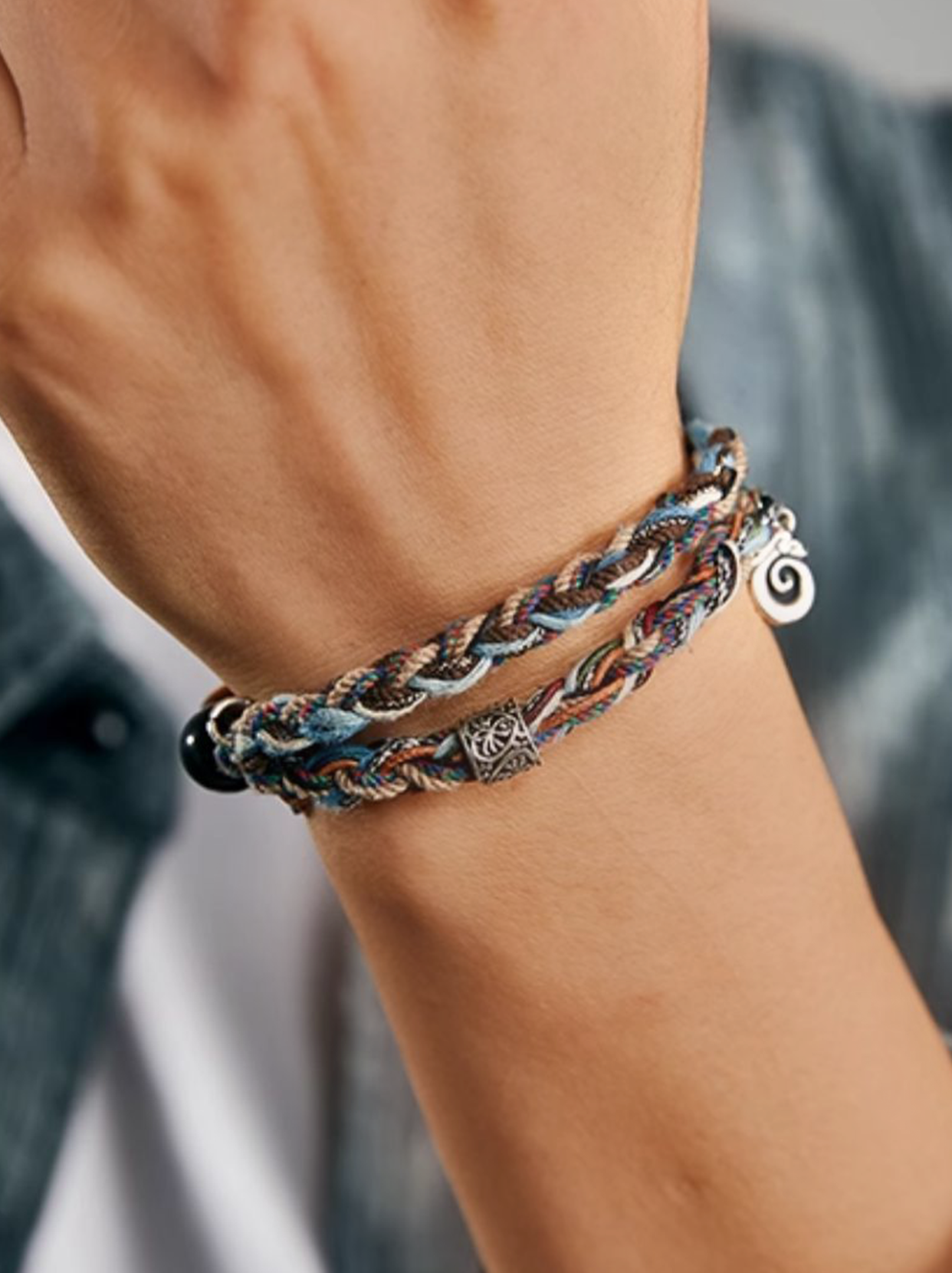 Handcrafted Sterling Silver Tiger Eye Stone Bracelet