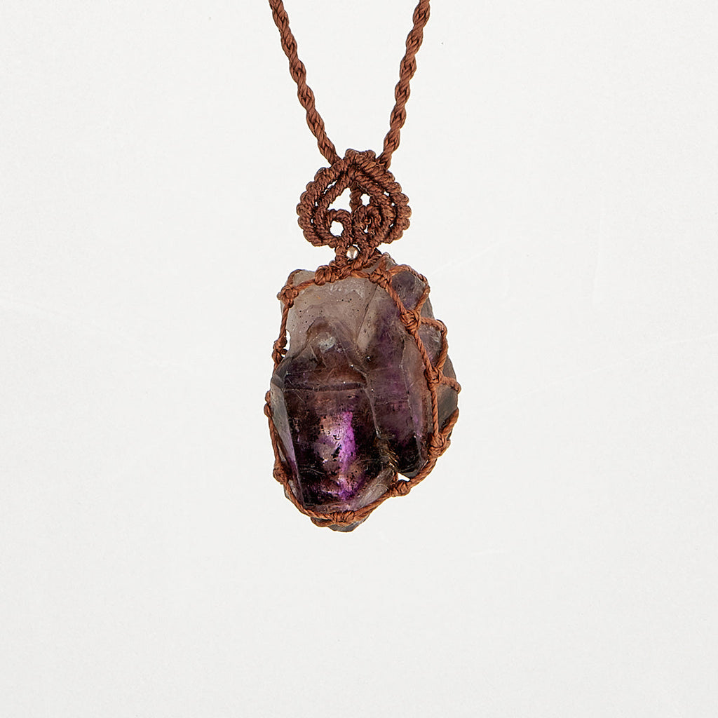 Spiritual Energy Super 7 Amethyst Necklace
