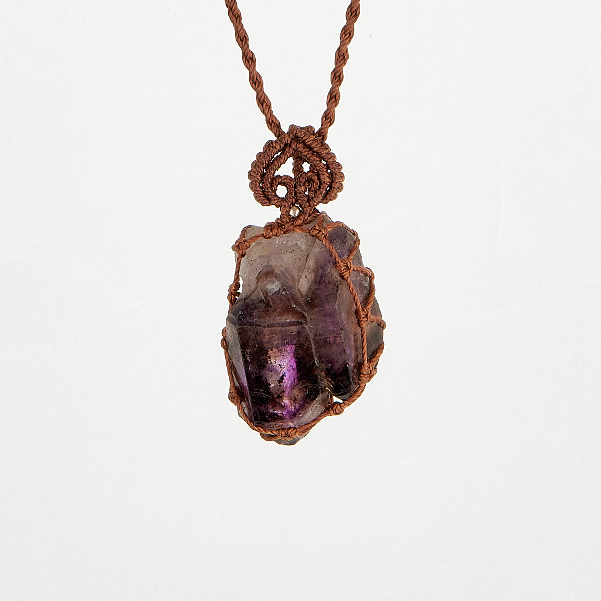 Spiritual Energy Super 7 Amethyst Necklace