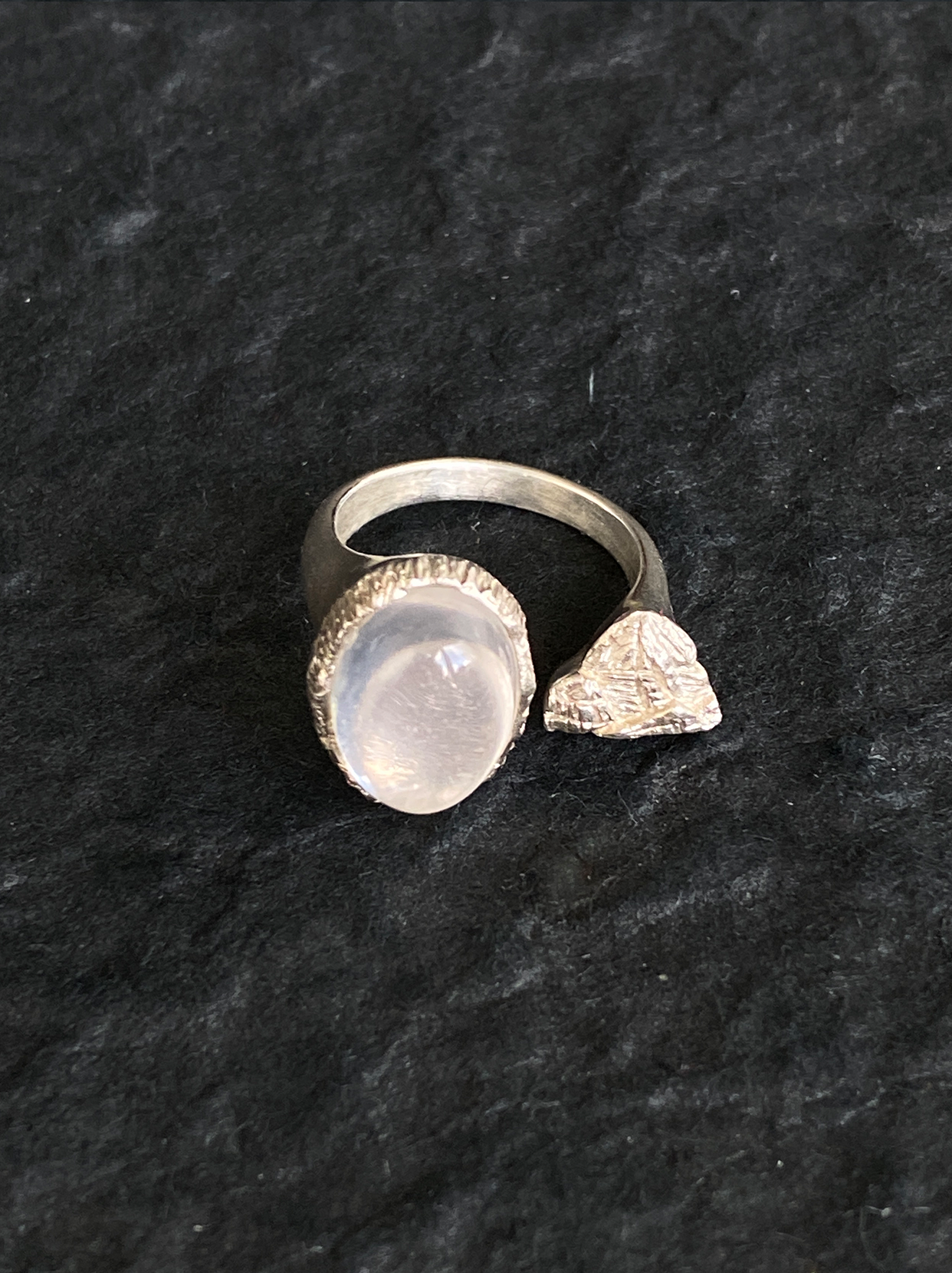 KAILASH ENERGY Chakra Awakening Ring Seven Chakra Gemstone Sterling Silver Adjustable