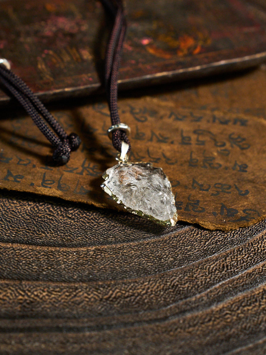 Return to Yourself · Clear Crystal Arrow Pendant