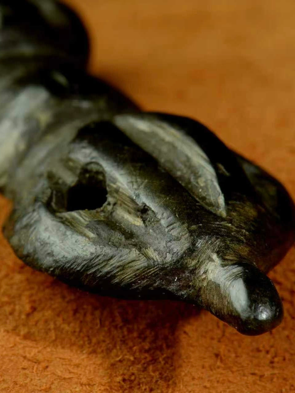 Ancient Song–Yuan Thokcha Dorje Vajra with Black Lacquer Patina