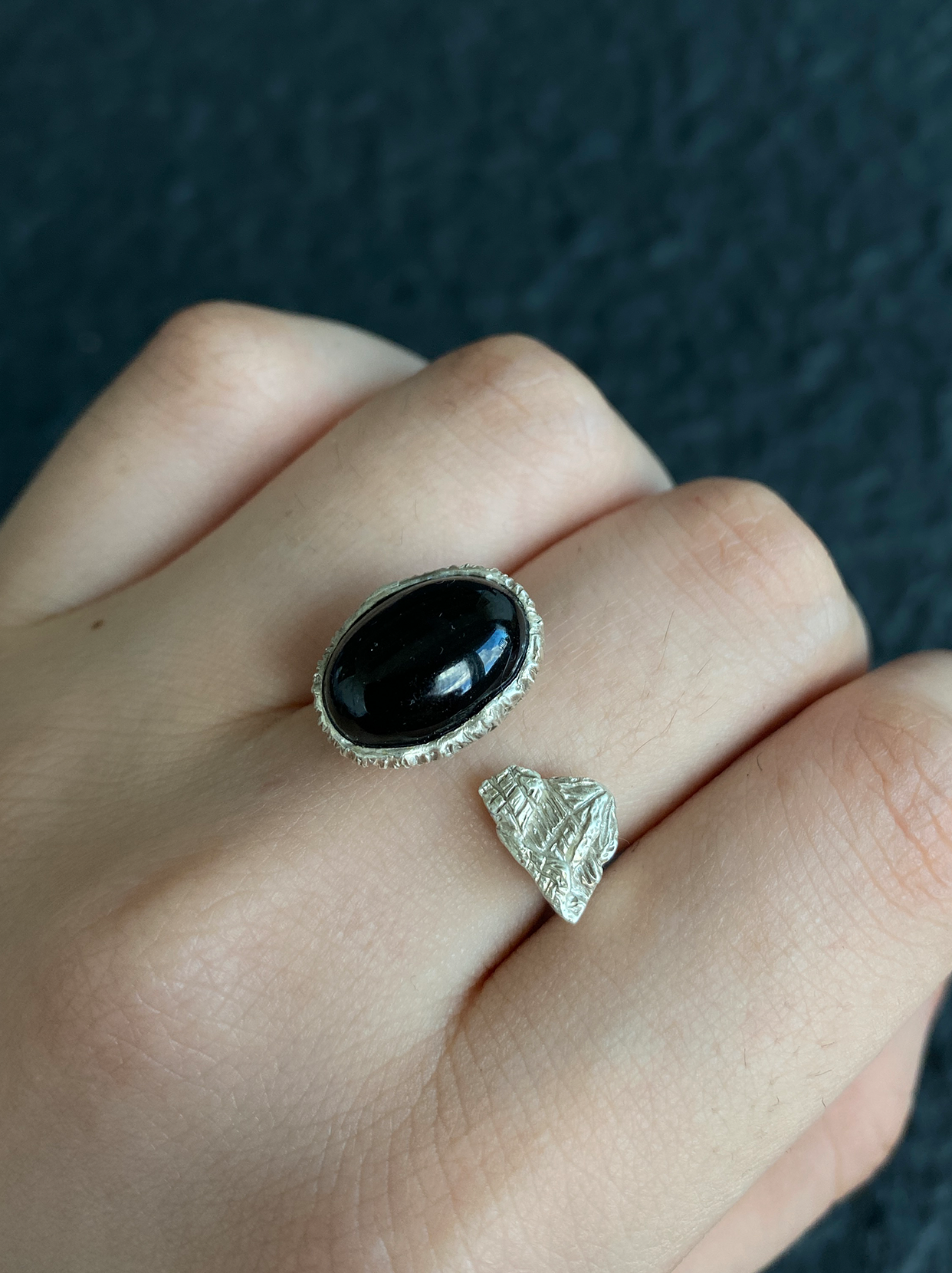 KAILASH ENERGY Chakra Awakening Ring Seven Chakra Gemstone Sterling Silver Adjustable