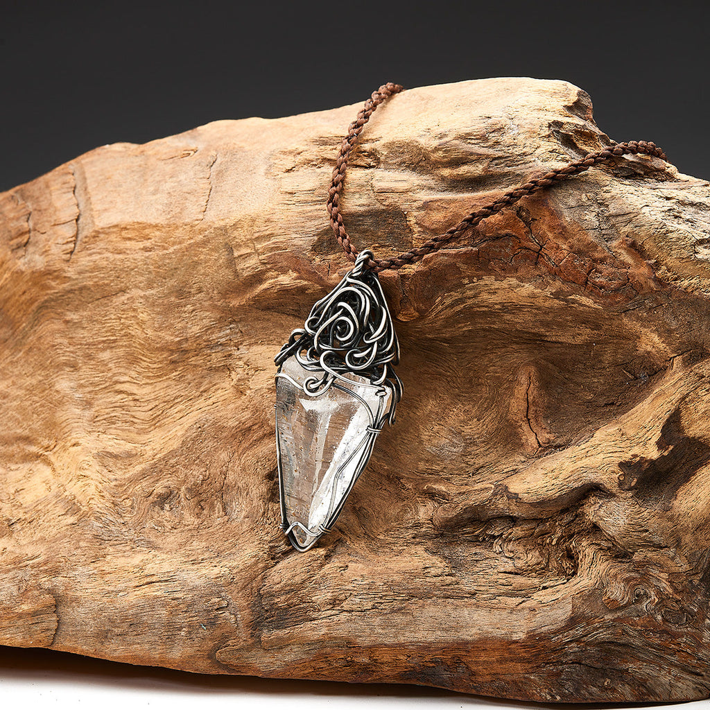 Healing Energy Clear Quartz Necklace