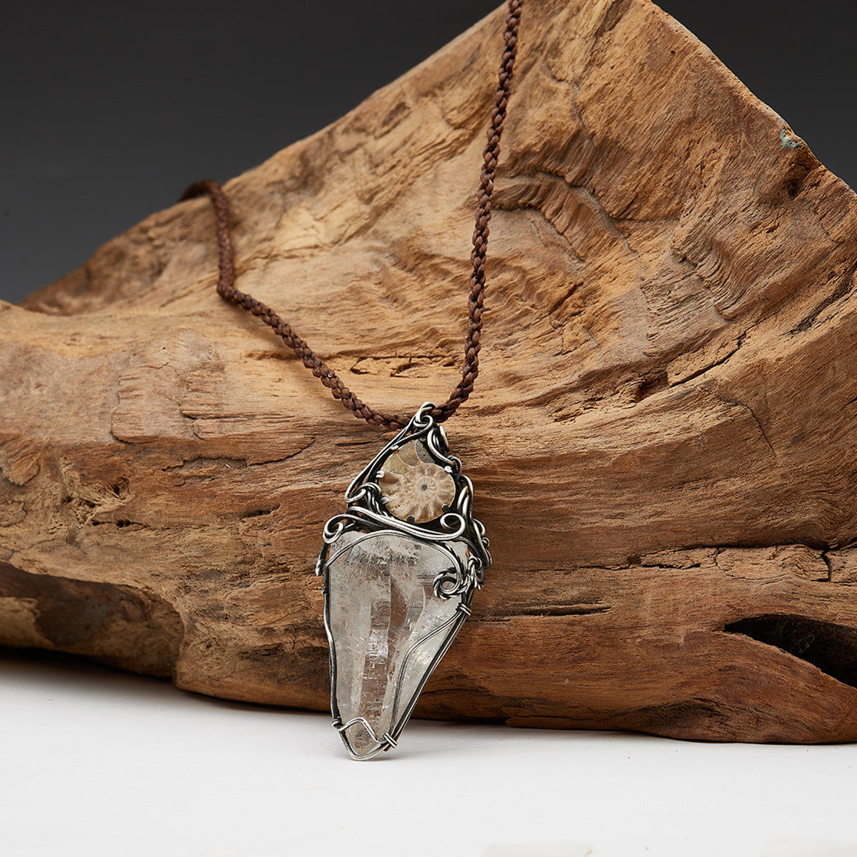 Healing Energy Clear Quartz Necklace