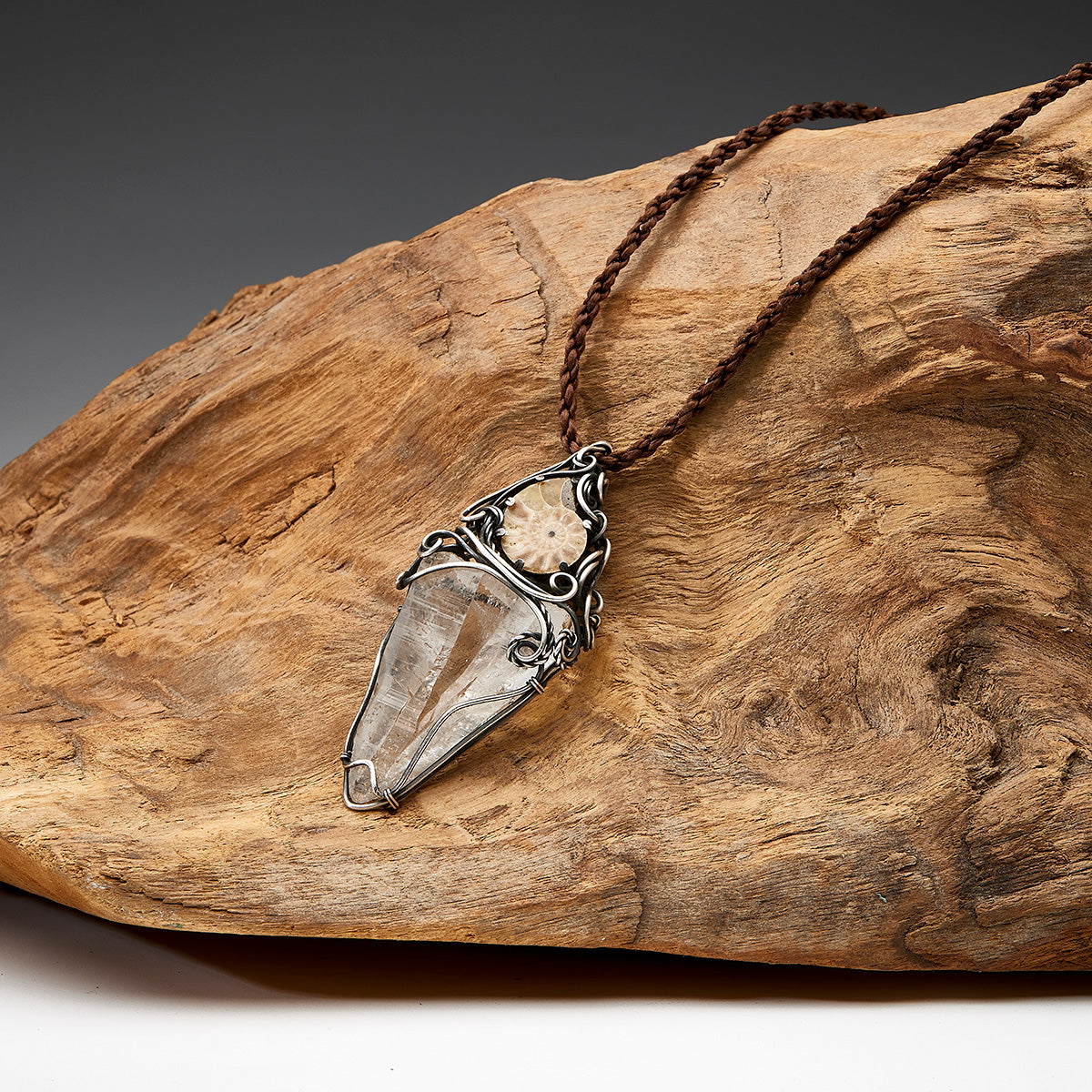 Healing Energy Clear Quartz Necklace