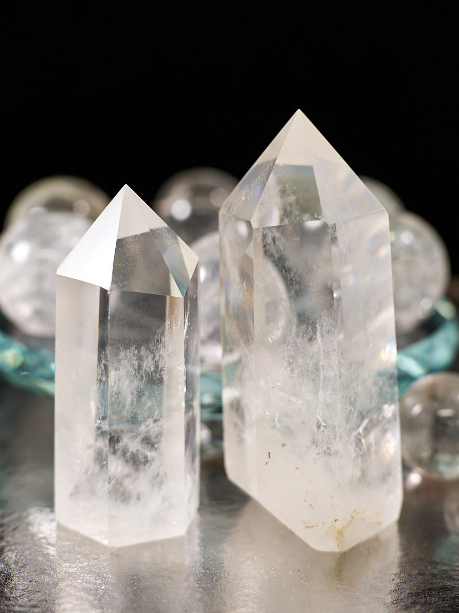 Purifying Energy Clear Quartz Crystal Grid Set