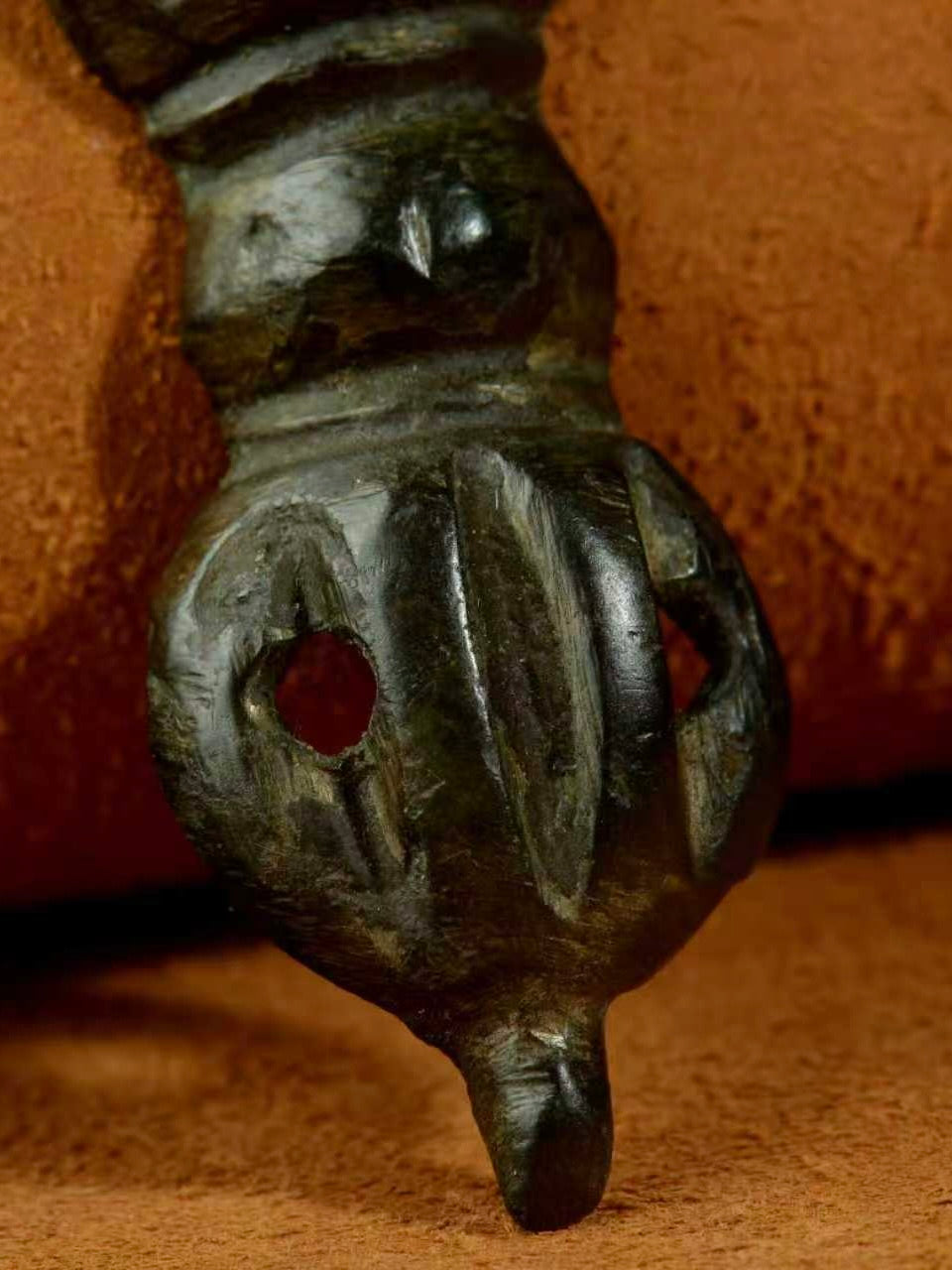Ancient Song–Yuan Thokcha Dorje Vajra with Black Lacquer Patina