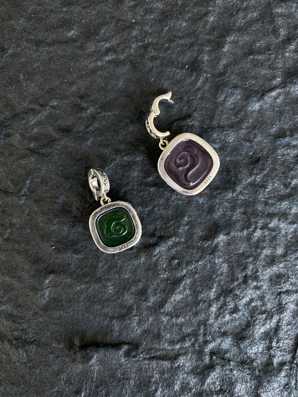 Sterling Silver & Amethyst Wealth Goddess Zakirum Necklace