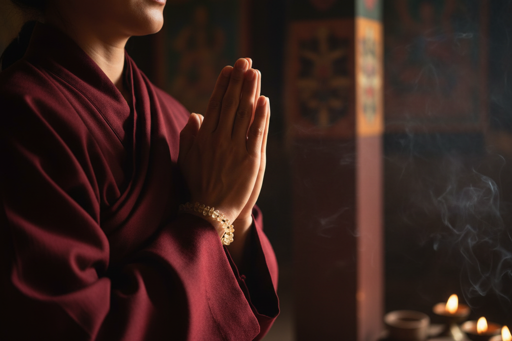 Citrine Wax Rope Bracelet – Golden Light, Abundance and Solar Vitality