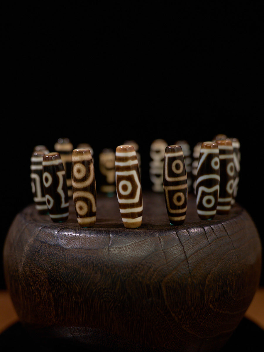 Eternal Sovereign Nine-Eyed Dzi Necklace