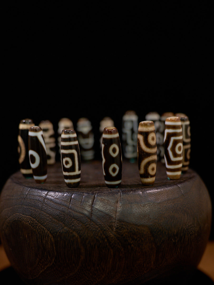 Eternal Sovereign Nine-Eyed Dzi Necklace