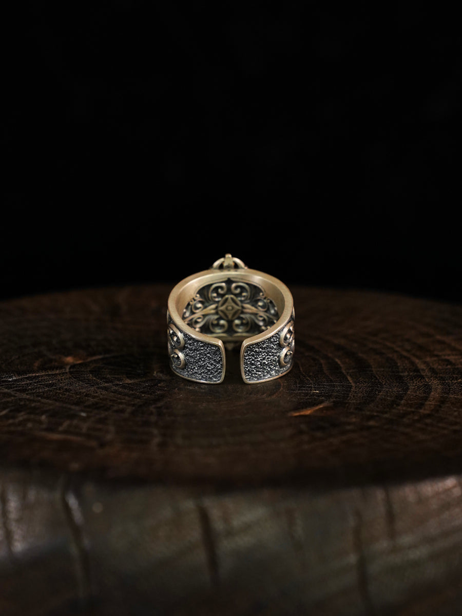 Fortune Gemstone Silver Ring