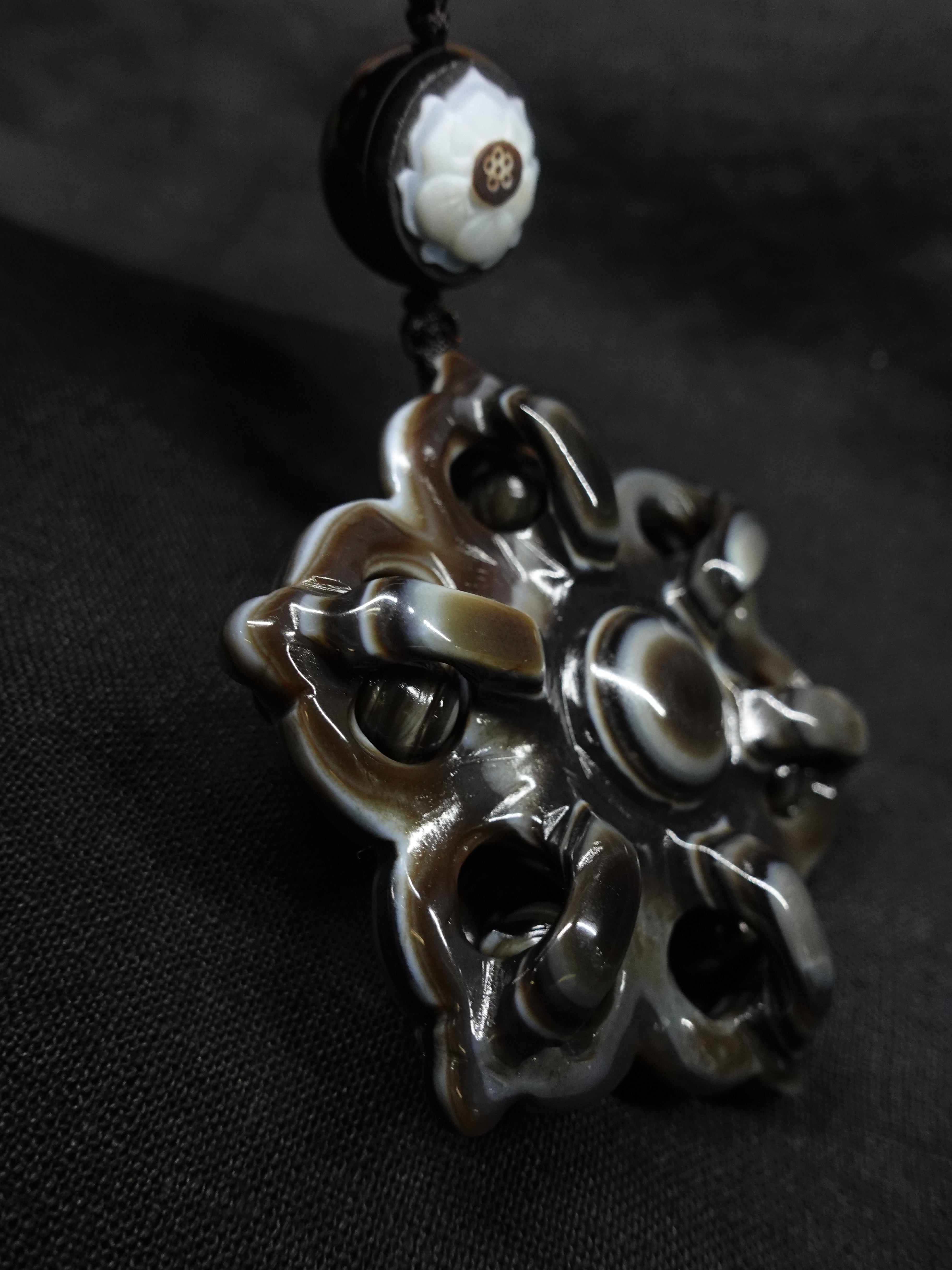 House Protection Cross Vajra Lotus Necklace