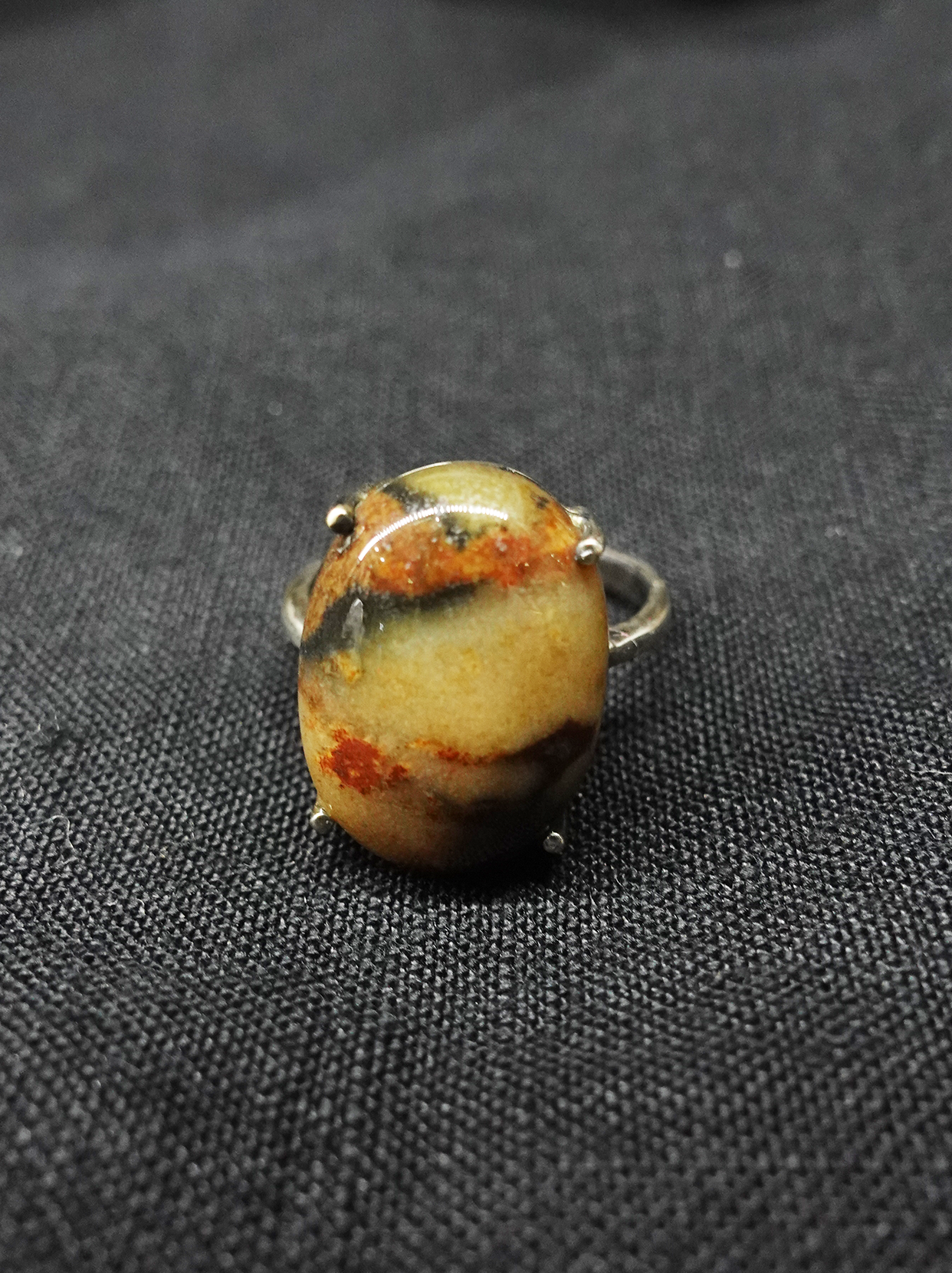 Five Elements Gemstone ring
